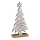 Eglo - Decoração de Natal 27x13 cm árvore/prateado