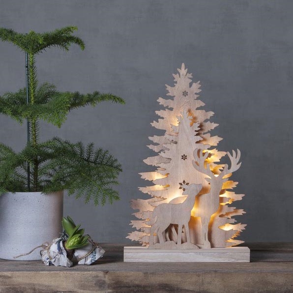 Eglo - Decoração de Natal LED 10xLED/0,03W/2xAA