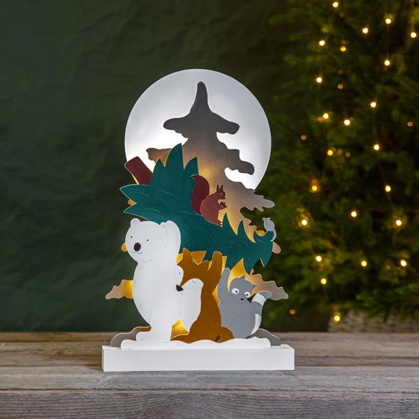 Eglo - Decoração de Natal LED 10xLED/0,03W/2xAA
