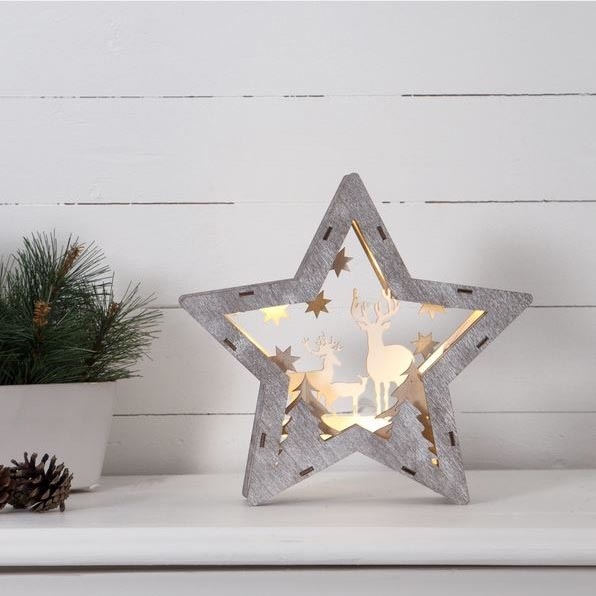 Eglo - Decoração de Natal LED 10xLED/0,03W/2xAAA