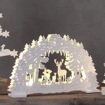 Eglo - Decoração de Natal LED 10xLED/0,064W/3xAA