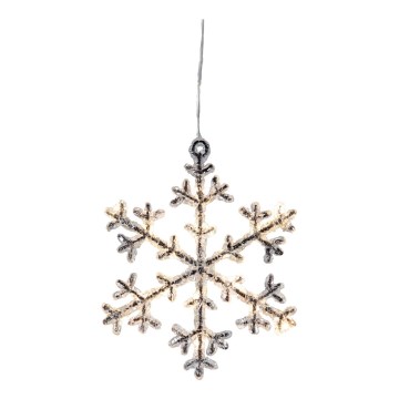 Eglo - Decoração de Natal LED 16xLED/0,064W/3xAA