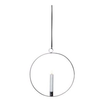 Eglo - Decoração de Natal LED 1xLED/0,06W/1xAA prateada