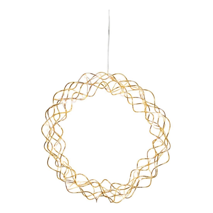 Eglo - Decoração de Natal LED 30xLED/0,064W/3/230V latão