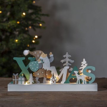 Eglo - Decoração de Natal LED 3xLED/0,12W/2xAA
