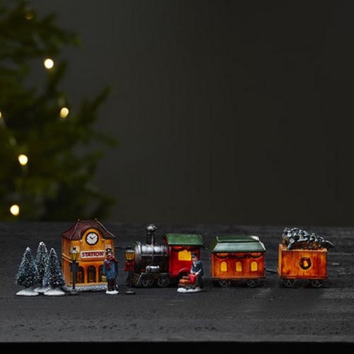Eglo - Decoração de Natal LED 4xLED/0,018W/2xAA