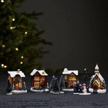 Eglo - Decoração de Natal LED 4xLED/0,064W/2xAA