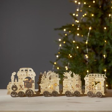 Eglo - Decoração de Natal LED 4xLED/0,06W/2xAA
