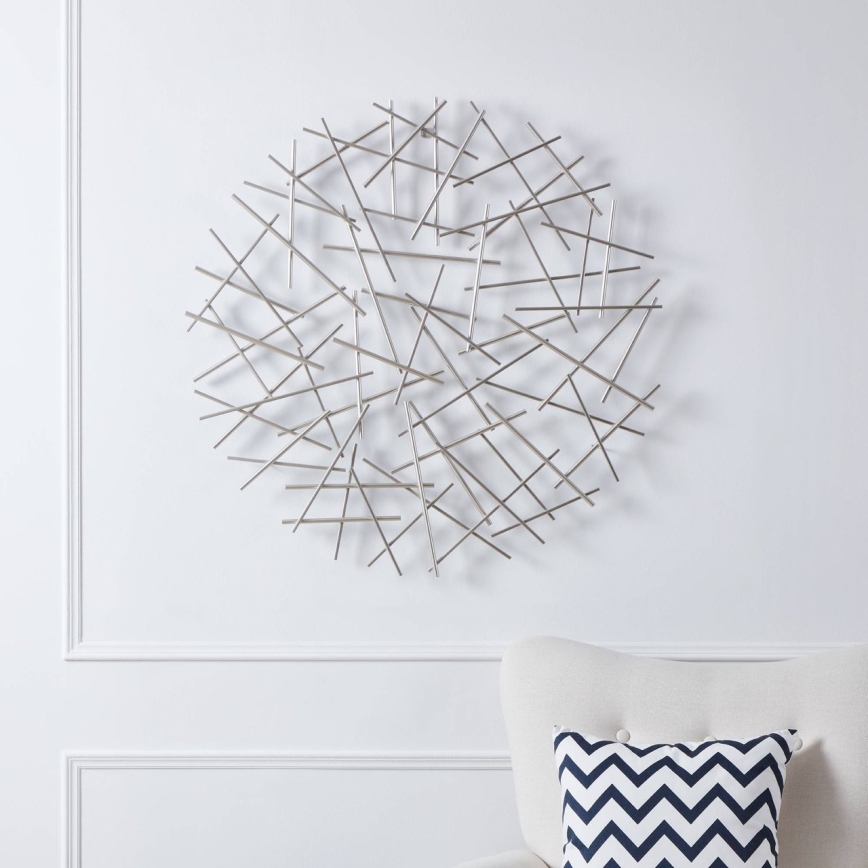 Eglo -  Decoração de parede diâmetro 81 cm cromado mate
