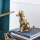 Eglo - Decoração em metal 24,5x20 cm cão/dourado