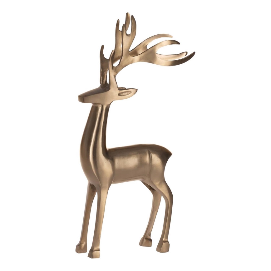 Eglo - Decoração em metal 44,5x22 cm rena/dourado