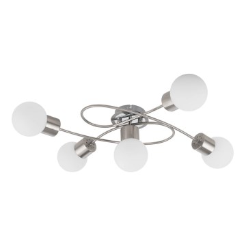 Eglo/Edi Iluminação 54686 - Candeeiro  integrado LED 5xE14/6W/230V cromado mate