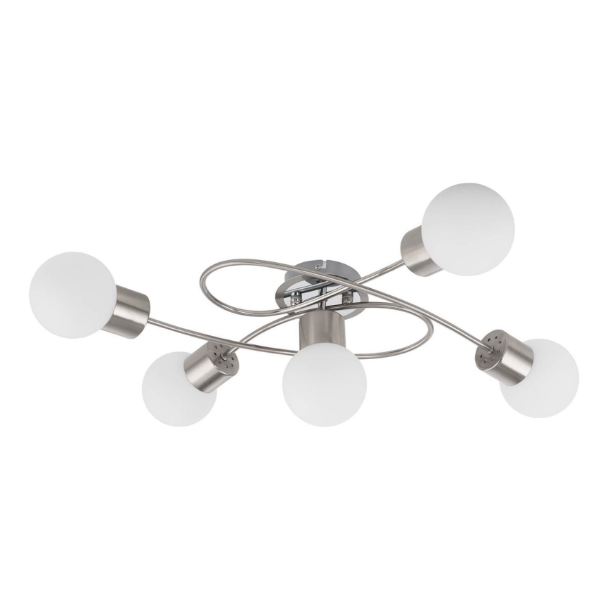 Eglo/Edi Iluminação 54686 - Candeeiro  integrado LED 5xE14/6W/230V cromado mate