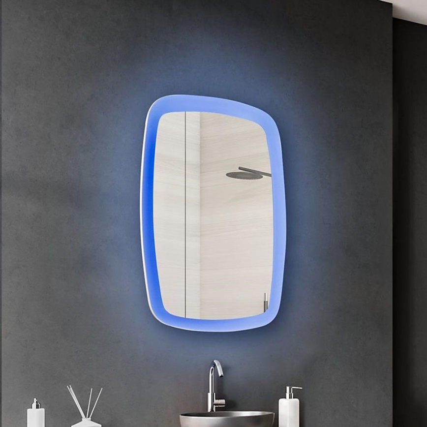 Eglo - Espelho de casa de banho dimmerizável LED RGBW com iluminação 20W/230V IP44 ZigBee