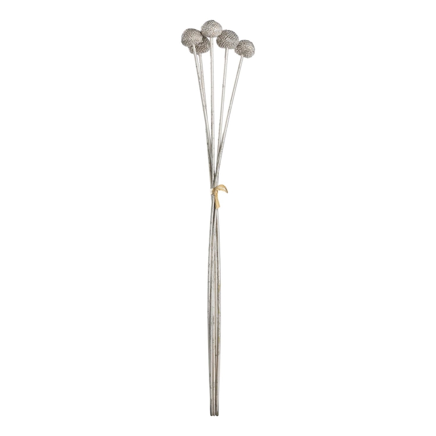 Eglo - Flor artificial 58,5 cm prateado