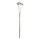 Eglo - Flor artificial 58,5 cm prateado