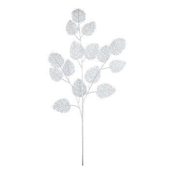 Eglo - Flor artificial 87,5 cm prateado