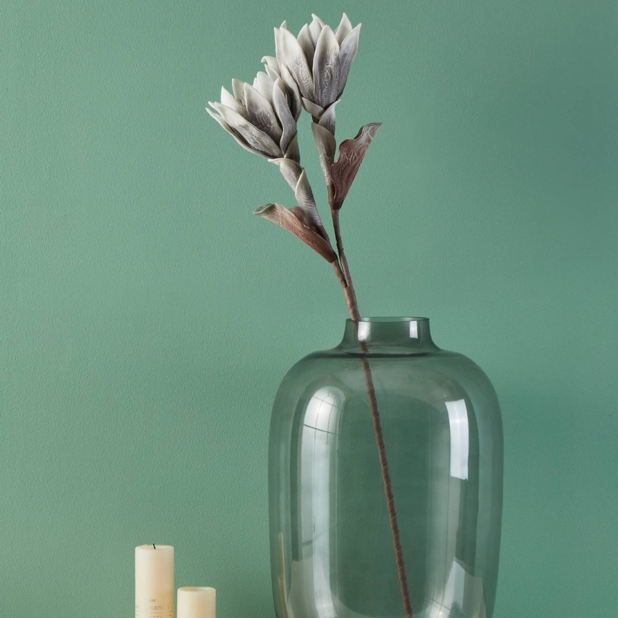 Eglo - Flor artificial 90 cm cinzento