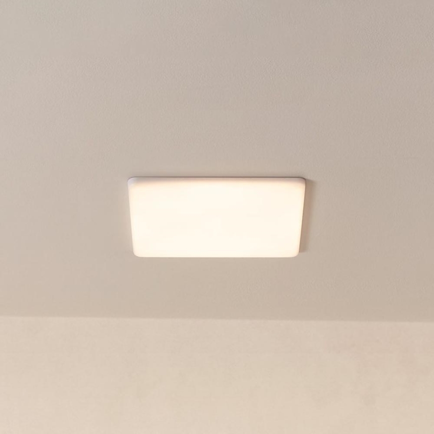 Eglo - Foco de encastrar de casa de banho LED LED/18W/230V 21,5x21,5 cm IP65