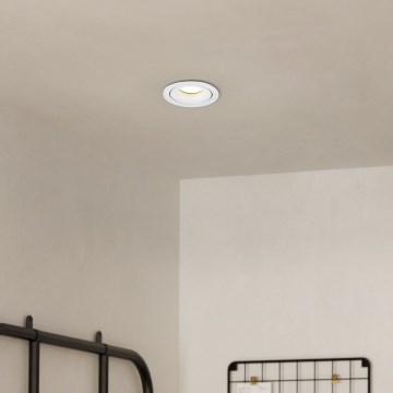 Eglo - Foco de encastrar LED com regulação/4,9W/230V branco