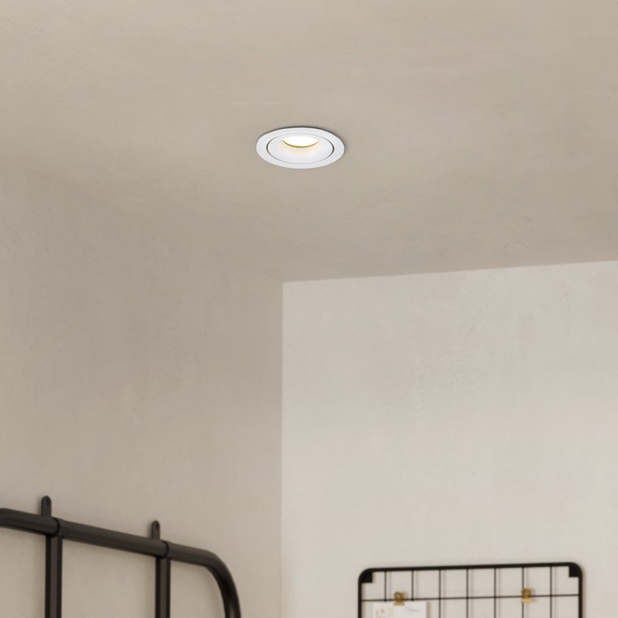 Eglo - Foco de encastrar LED com regulação/4,9W/230V branco