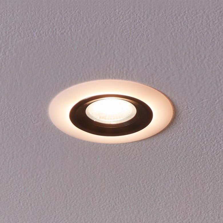 Eglo - Foco de encastrar LED LED/4,8W/230V preto