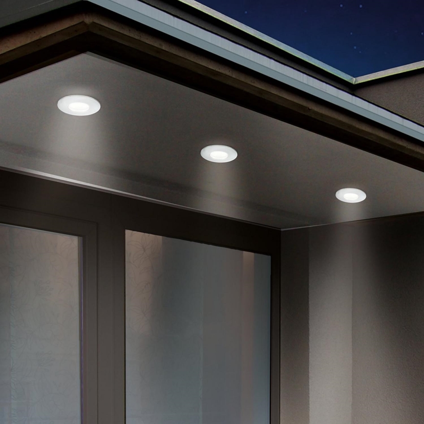 Eglo - Foco de encastrar LED para casa de banho 1xGU10/5W/230V IP65