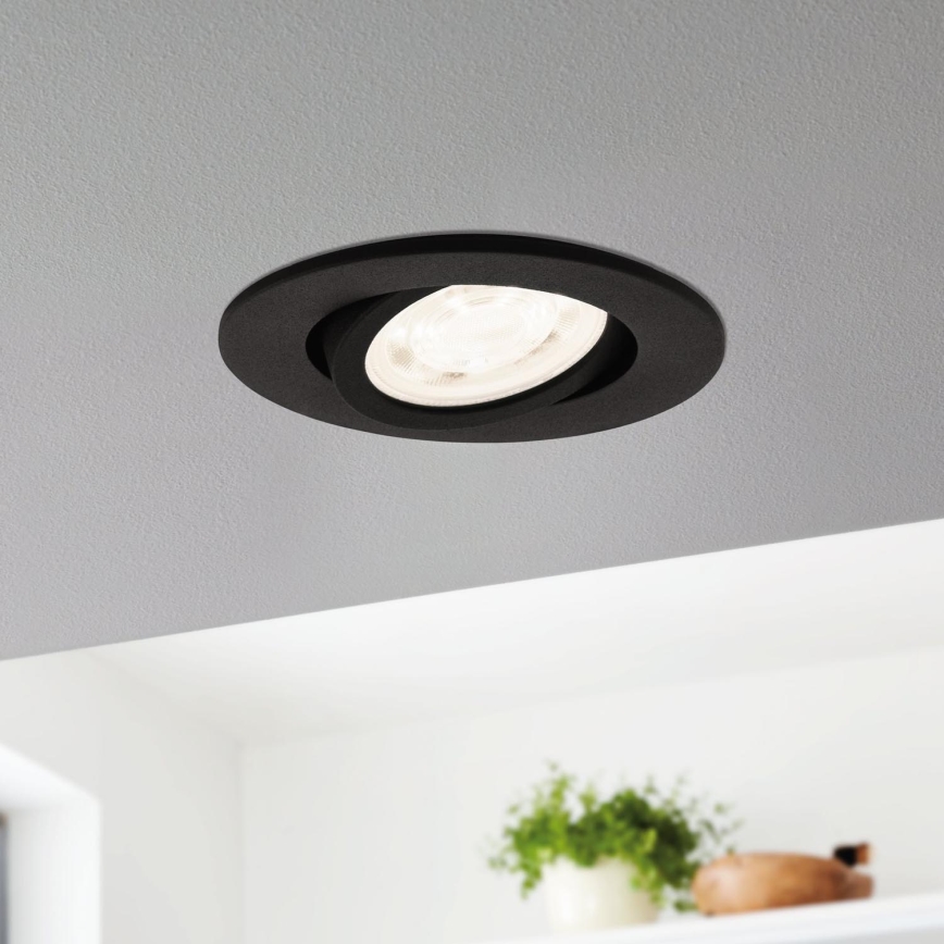 Eglo - Foco de encastrar LED RGBW com regulação LED/5W/230V 2700-6500K ZigBee