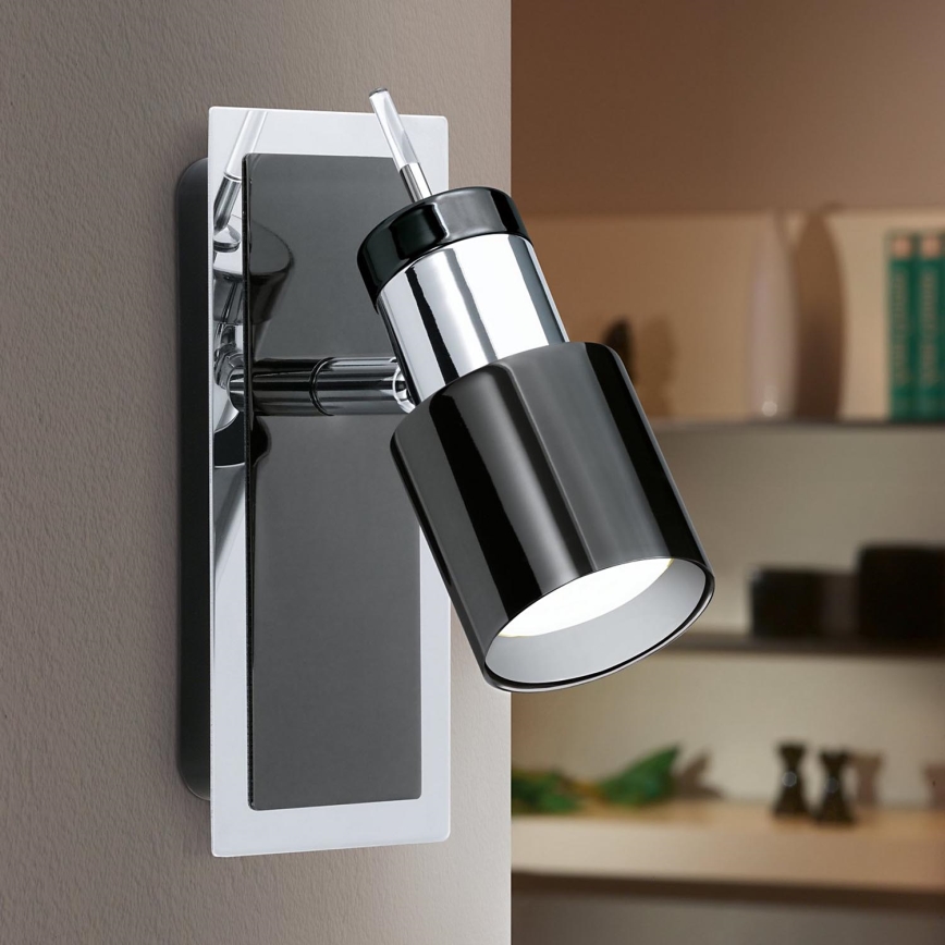 Eglo - Foco LED 1 1xGU10/5W/230V preto antigo
