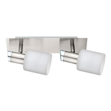 Eglo - Foco LED MY CHOICE 2xE14/4W/230V cromado mate/branco