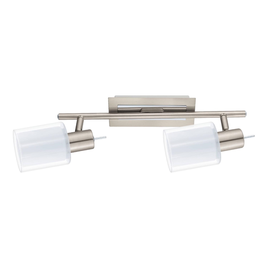 Eglo - Foco LED MY CHOICE 2xE14/4W/230V cromado mate/branco