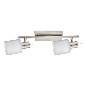 Eglo - Foco LED MY CHOICE 2xE14/4W/230V cromado mate/branco
