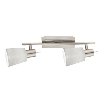 Eglo - Foco LED MY CHOICE 2xE14/4W/230V cromado mate/creme