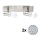 Eglo - Foco LED MY CHOICE 2xE14/4W/230V cromado mate