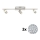 Eglo - Foco LED MY CHOICE 3xE14/40W/230V cromado mate