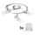 Eglo - Foco LED MY CHOICE 3xE14/4W/230V  cromado mate/creme