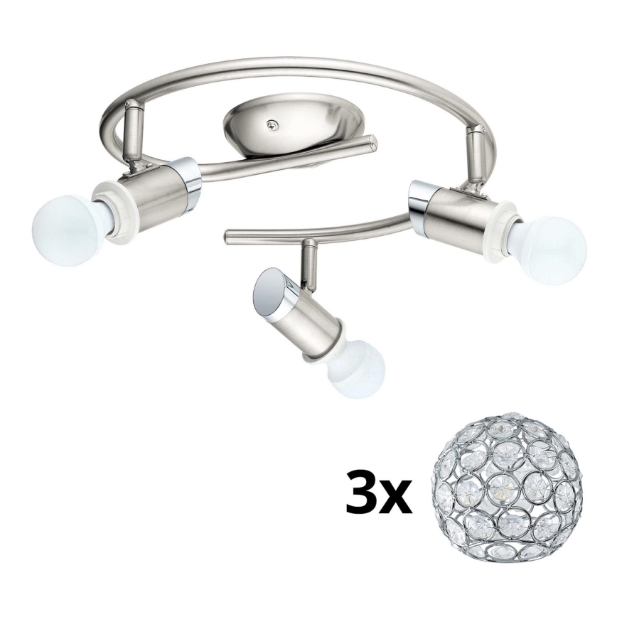 Eglo - Foco LED MY CHOICE 3xE14/4W/230V  cromado mate
