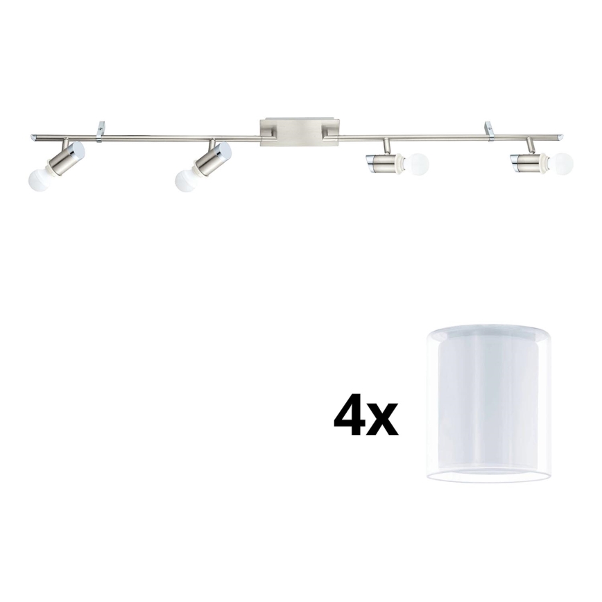 Eglo - Foco LED MY CHOICE 4xE14/4W/230V cromado mate/branco