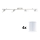 Eglo - Foco LED MY CHOICE 4xE14/4W/230V cromado mate/branco