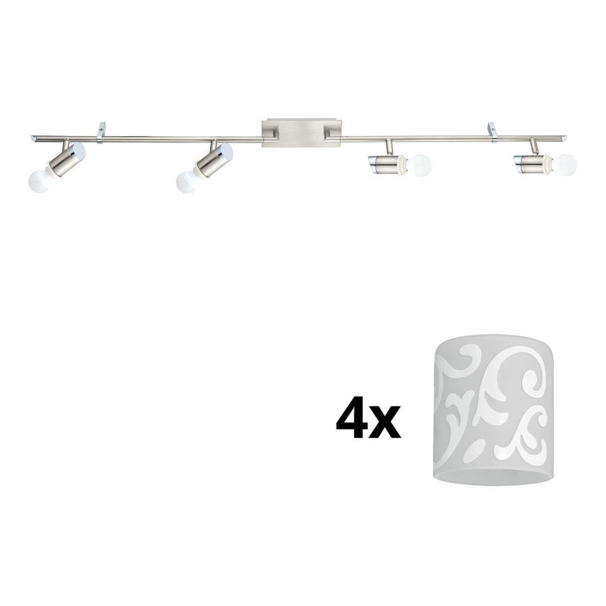 Eglo - Foco LED MY CHOICE 4xE14/4W/230V cromado mate/branco
