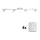 Eglo - Foco LED MY CHOICE 4xE14/4W/230V cromado mate/branco
