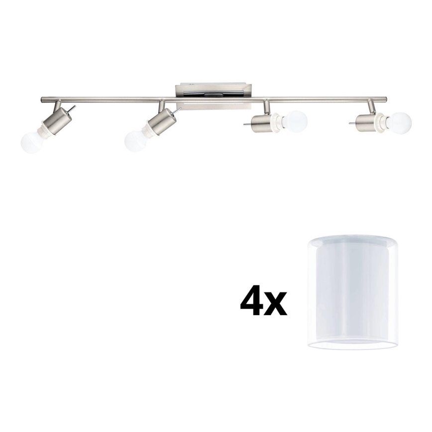 Eglo - Foco LED MY CHOICE 4xE14/4W/230V cromado mate/branco