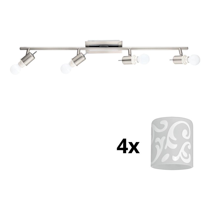 Eglo - Foco LED MY CHOICE 4xE14/4W/230V cromado mate/branco
