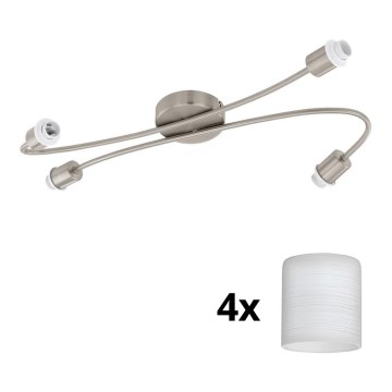 Eglo - Foco LED MY CHOICE 4xE14/4W/230V cromado mate/branco