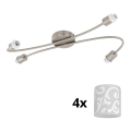 Eglo - Foco LED MY CHOICE 4xE14/4W/230V cromado mate/branco