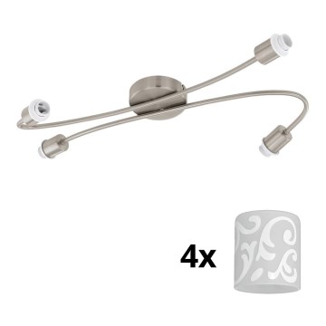 Eglo - Foco LED MY CHOICE 4xE14/4W/230V cromado mate/branco