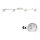 Eglo - Foco LED MY CHOICE 4xE14/4W/230V  cromado mate/branco/preto