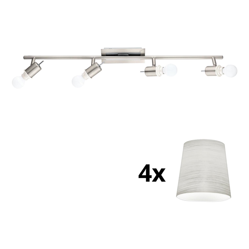 Eglo - Foco LED MY CHOICE 4xE14/4W/230V cromado mate/creme