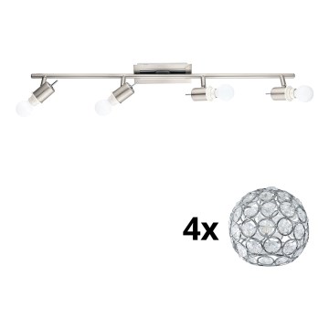 Eglo - Foco LED MY CHOICE 4xE14/4W/230V cromado mate