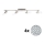 Eglo - Foco LED MY CHOICE 4xE14/4W/230V cromado mate